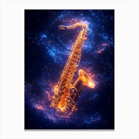 Saxophone In Space Toile