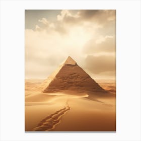 Pyramid Stock Videos & Royalty-Free Footage Canvas Print