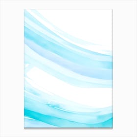 Blue Ocean Wave Watercolor Vertical Composition 88 Canvas Print