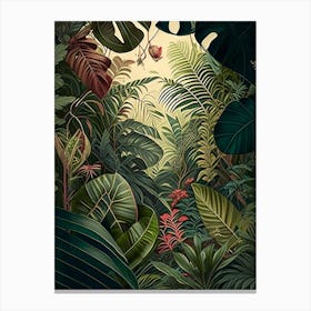 Jungle Adventure 6 Botanicals Canvas Print
