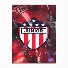 Atlttico Junior Canvas Print