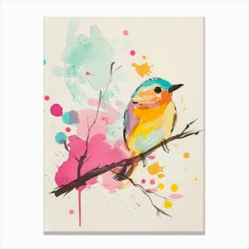 Bird On A Branch 42 Canvas Print