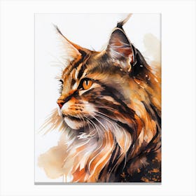 Lincoln Cat animal Canvas Print