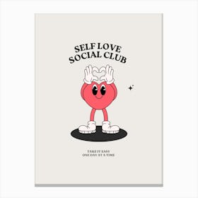 Self Love Social Club 2 Canvas Print