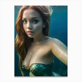 Mermaid -Reimagined 31 Canvas Print