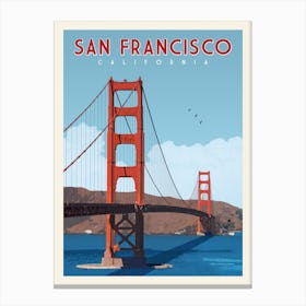 San Francisco Travel Poster Canvas Print