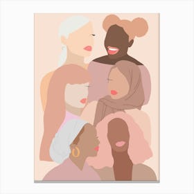 International Women Canvas Print