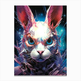 Space Bunny Canvas Print