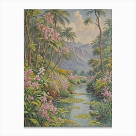 Hawaiian Jungle Canvas Print