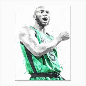 Kevin Garnett Boston Celtics Basketball Canvas Print