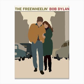 The Freewheelin' Bob Dylan Canvas Print