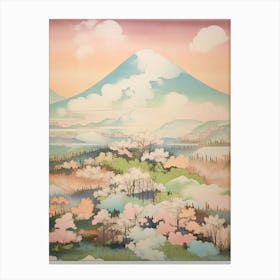 Mount Gassan In Yamagata, Japanese Landscape 2 Canvas Print