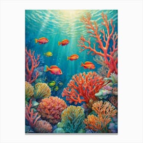 Coral Reef 7 Canvas Print