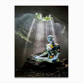 Meditation in Bloom Canvas Print