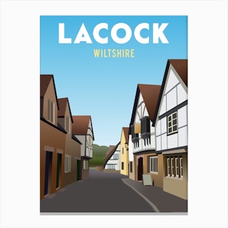 Lacock Village Canvas Print