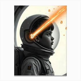 Child In Space 1 Canvas Print