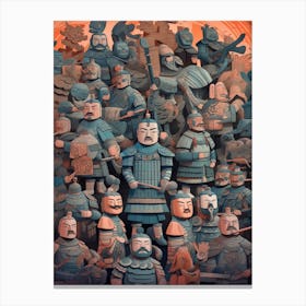The Terracotta Army Xian China Canvas Print