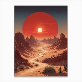 Desert Landscape 6 Canvas Print