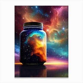 Jar Of Nebula Canvas Print