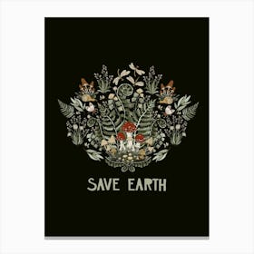 Save Earth 1 Canvas Print