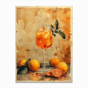 Aperol Spritz Art Print 180 Canvas Print