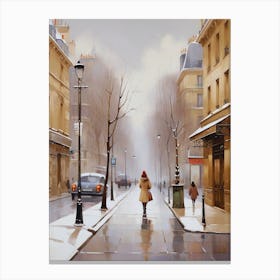 Paris Street. Canvas Print