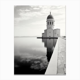 Zadar, Croatia, Black And White Old Photo 4 Canvas Print