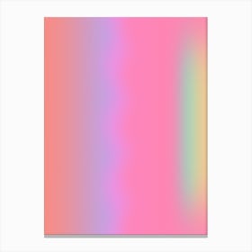 Tropical Sunrise Glow Gradient Aura Canvas Print