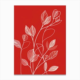 Red Leaves 2 Canvas Print