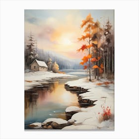 Winter Landscape 22 Canvas Print