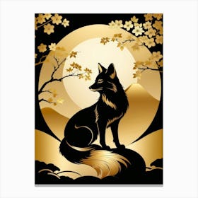 Japan Golden Fox 11 Canvas Print