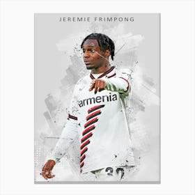 Jeremie Frimpong Street Art Canvas Print