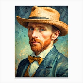 Portrait Of Van Gogh 1 Canvas Print