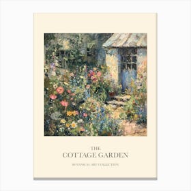 Nature Cottage Garden Poster 11 Canvas Print