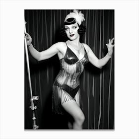 1920's Burlesque Dancer ~Reimagined 103 Canvas Print