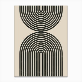 Arch Line Patterns Canvas Print