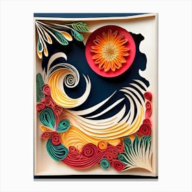 Quilled Art ~ Reimagined 1 Canvas Print