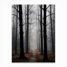 Foggy Forest 3 Canvas Print