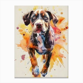 Dog Painting Canvas Print