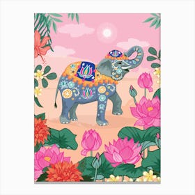 Lucky Elephant Canvas Print