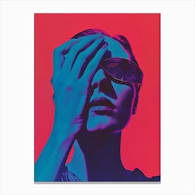 Woman With Sunglasses Canvas Print