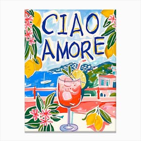 Ciao Amore Canvas Print