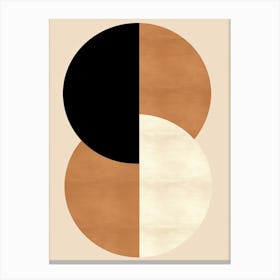 Ivory Oldenburg Geometric Whisper Canvas Print