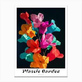 Bright Inflatable Flowers Poster Bougainvillea 4 Canvas Print