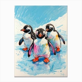 Penguins 5 Canvas Print