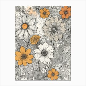 Daisies 3 Canvas Print