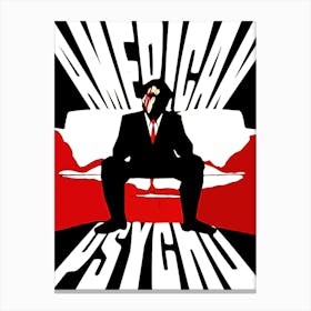 American Psycho movie Canvas Print