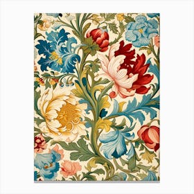 Floral Wallpaper 43 Canvas Print