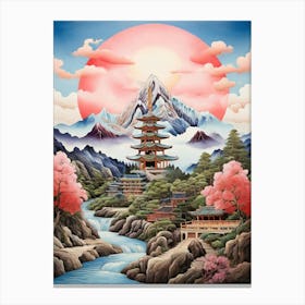 Japanese Pagoda 2 Canvas Print