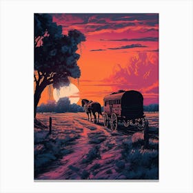 Sunset In The Country 1 Canvas Print